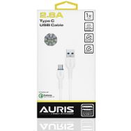 Auris ARS-CB08 2.8A Type-c Şarj Usb Kablo