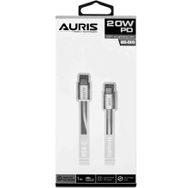 Auris ARS-CB19 20W USB-C Lightning Şarj Data Veri Kablosu