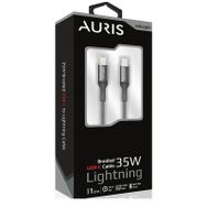Auris ARS-CB27 Lightning USB-C Kumaş 35W Şarj ve Data Kablosu