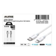 Auris ARS-CB40 18W USB-C Lightning Eco 1 mt Şarj Data Veri Kablo