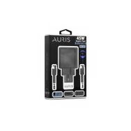 Auris ARS-CH35 PD 45W Siyah Type-C Şarj Cihazı