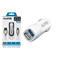 Auris ARS-CR03 Type-C Oto Set 3.1A Oto 2 in 1 Şarj