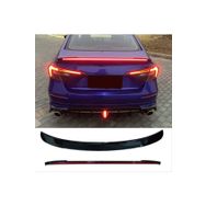 Auto GP Honda Civic FE1 Ledli Pianoblack 2021+ Bagaj Üstü Spoiler