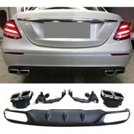 Auto GP Mercedes W213 E63 2016 2019 Normal Tampon Uyumlu Arka Tampon Difüzör