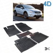 Autoen Subaru XV Suv 2012-2016 Siyah 4D Havuzlu Paspas
