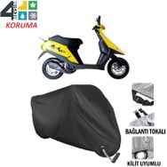 Autoes Aprilia Amico Siyah Kilit Uyumlu Motosiklet Brandası