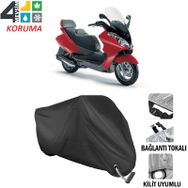 Autoes Aprilia Atlantic 200 Siyah Kilit Uyumlu Motosiklet Brandası