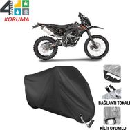 Autoes Asya RX 250 Sopermoto Kilit Uyumlu Motosiklet Brandası
