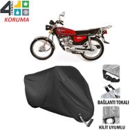 Autoes Belderia 250CC Siyah Kilit Uyumlu Motosiklet Brandası