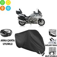 Autoes Bmw K1600 GTL Exclusive Siyah Kilit Uyumlu Motosiklet Brandası