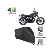 Autoes Brixton BX 125 Siyah Kilit Uyumlu Motosiklet Brandası