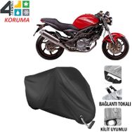 Autoes Cagiva Raptor 650 Siyah Kilit Uyumlu Motosiklet Brandası