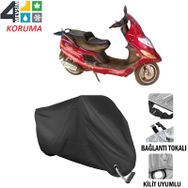 Autoes Cheeta 150T-3 Siyah Kilit Uyumlu Motosiklet Brandası