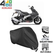 Autoes Derbi GP1 250 Siyah Kilit Uyumlu Motosiklet Brandası