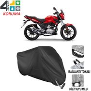 Autoes Derbi STX 150 Siyah Kilit Uyumlu Motosiklet Brandası