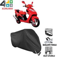 Autoes Dorado Akida CUB 125 Siyah Kilit Uyumlu Motosiklet Brandası