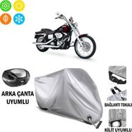 Autoes Harley-Davidson Dyna Wide Glide Kilit Uyumlu Motosiklet Brandası