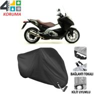 Autoes Honda NC 700DC Integra Siyah Kilit Uyumlu Motosiklet Brandası