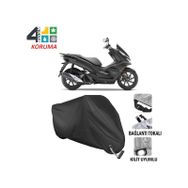 Autoes Honda PCX Siyah Kilit Uyumlu Motosiklet Brandası