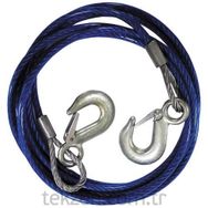 Autokit FA1-037 2 Ton 7 mm x 3.5 Metre Çelik Çekme Halatı