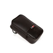 Av A Dos Erkek Siyah Deri Tıraş Seyahat Kozmetik Portföy Bakım El Çanta Günlük Clutch