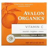 Avalon Organics 48 gr C Vitaminli Zengin Yenileme Yüz Kremi