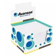 Avansas 8 x 8 cm Beyaz Küp Not Kağıdı
