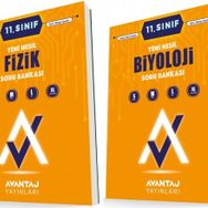 Avantaj 11. Sınıf Fizik + Biyoloji Soru Bankası Seti 2 Kitap 2023