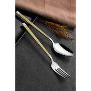 Avcı Pera Gold 30 Parça 18/10 Paslanmaz Çelik Çatal Kaşık Takımı
