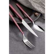 Avcı Pink Touch Mat Tek Kişilik 7 Parça Çatal Kaşık Bıçak Takımı