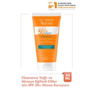 Avene Cleanance SPF 50+ Yağlı ve Akneye Eğilimli Ciltler 50 ml Yüksek Korumalı Güneş Kremi