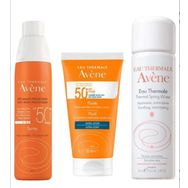 Avene Güneşten Korunma Seti - Spray Spf 50+ 200ml - Solaire Spf50+ Fluid Ultra Light 50 Ml Termal Su 50ml