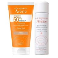 Avene Solaire SPF50+ Tinted Fluid 50 ml Güneş Kremi + 50 ml Termal Su