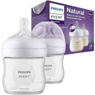 Avent 0+ Ay 2'li 125 ml Natural PP Biberon