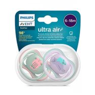 Avent Ultra Air 6-18 Ay 2'li - Kız Emzik