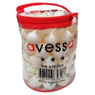 Avessa 100'lü Masa Tenisi Antrenman Topu Beyaz