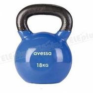 Avessa 18 kg Kettlebell Çaydanlık Mavi Dambıl