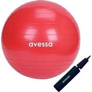 Avessa 55 cm Kırmızı Pompalı Pilates Topu