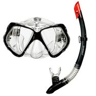 Avessa M4206 Black Şnorkel Maske Siyah Set