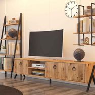 Avmpark Yanke Kahverengi Tv Ünitesi Raflı Kitaplık