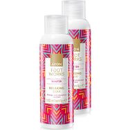 Avon 2x100 ml Foot Work Winter Portakal ve Tarçın Kokulu Rahatlatıcı Ayak Banyosu