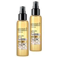 Avon Advance Techniques Ultimate Shine 2x100 ml Saç Bakım Spreyi