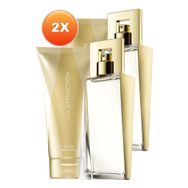 Avon Attraction Kadın Parfüm ve Vücut Losyonu Hediye Paketi Ikili Set