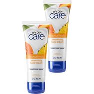 Avon Care 2x75 ml Tropical Fruits Ananas Mango ve Papaya Özlü El Kremi