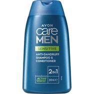 Avon Care Men Sensitive 200 ml 2'si 1 Arada Kepek Önleyici Şampuan ve Saç Kremi
