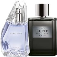 Avon Elite Gentleman in Black Erkek Parfüm ve Perceive Kadın Parfüm Paketi
