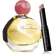 Avon Far Away Kadın Parfüm EDP 50 ml ve Ultra Beauty Ruj Stylo Cappucino Paketi