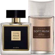 Avon Little Black Dress EDP 50 ml+Soft Musk Delice EDT 50 ml Kadın Parfüm Paketi