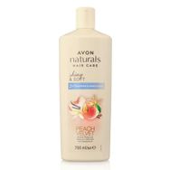 Avon Naturals Hair Care Shiny & Soft Beyaz Şeftali Ve Vanilya Kokulu 700 ml Şampuan Ve Saç Kremi