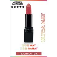 Avon Peach Flatters Ultra Mat Ruj